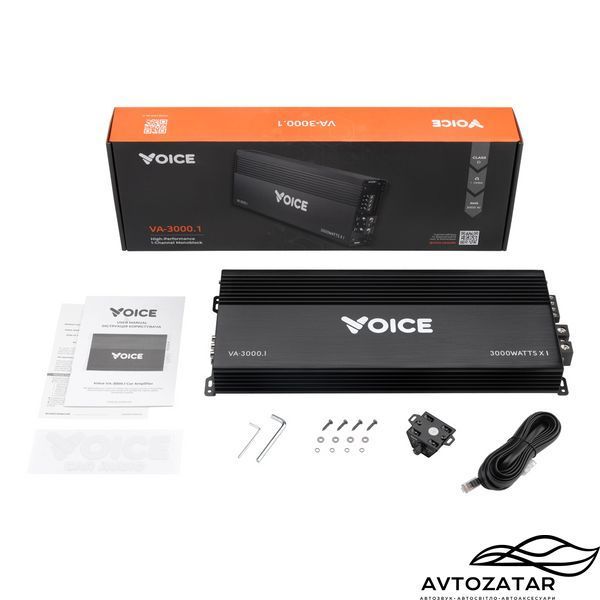Підсилювач 1-канальний Voice VA-3000.1 211226 фото