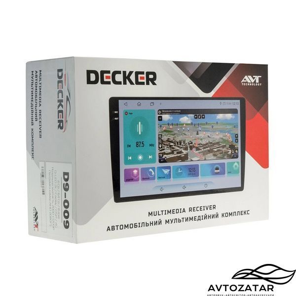 Мультимедіа 9 дюймів Decker D9-009 (4x64 DSP 4G 2k) 211178 фото