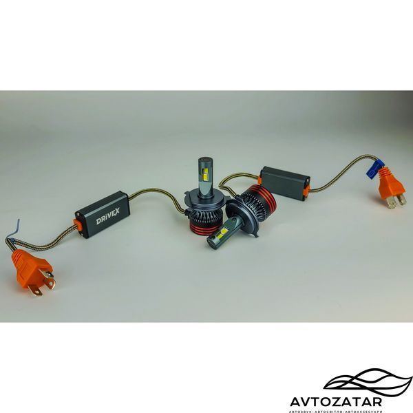 LED лампи DriveX FE-01 H4 H/L 57W CAN 9-32V 6K к-т. 111983 фото