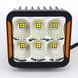 Фара робочого світла DriveX WL SQ-108 DLX 4" FL+DRL 24L-120W OSR 211074 фото 2