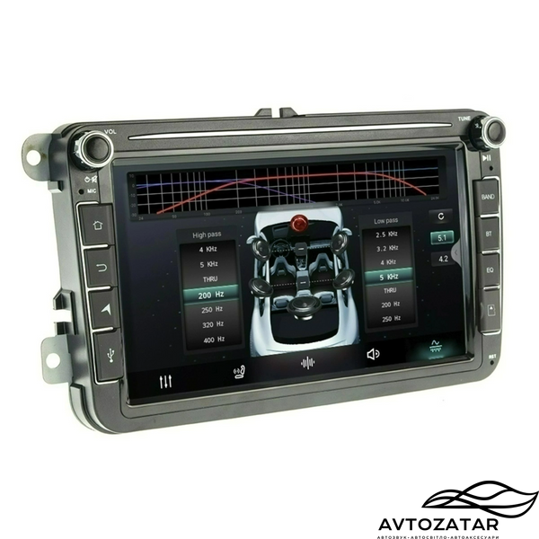 Автомагнітола Volkswagen, Skoda Android CYCLONE 8" (4x64 DSP 4G) 112309 фото