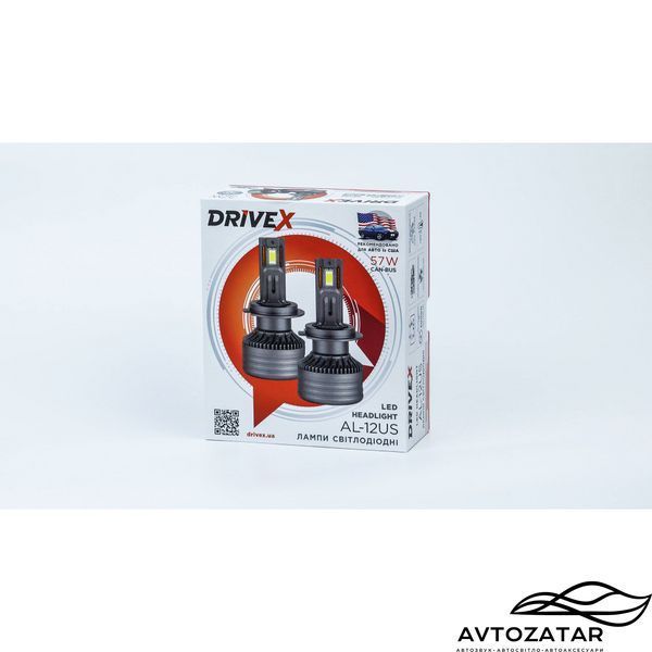 LED лампи DriveX AL-12US H7 57W SUPER CAN 9-36V 6K 112207 фото
