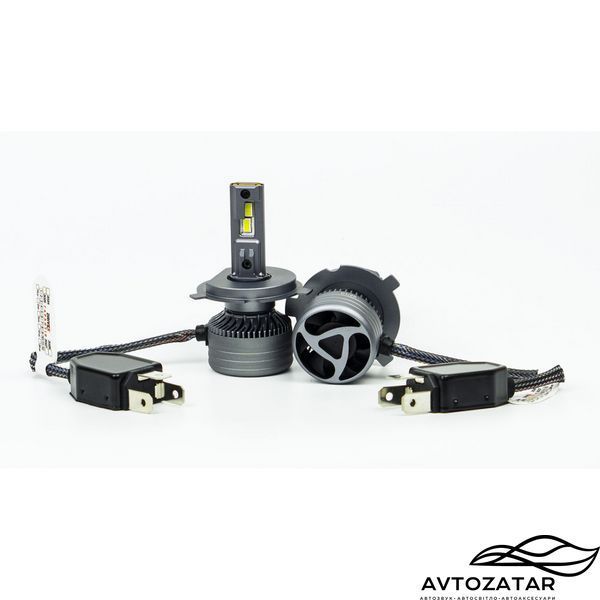 LED лампи DriveX AL-12US H4 H/L 57W SUPER CAN 9-36V 6K 1122071 фото