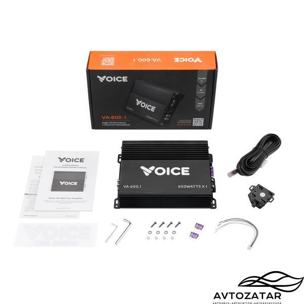 Підсилювач 1-канальний Voice VA-600.1 211222 фото